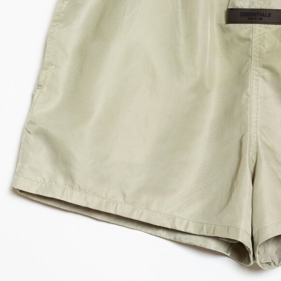 Fear of God Essentials Sage Green Seafoam Taslan Nylon Shorts - Mens M - Picture 4 of 16